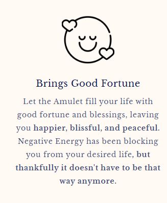 Brings Good Fortune - AMULYTO